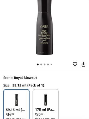 Oribe Royal Blowout Heat Styling Spray - Black